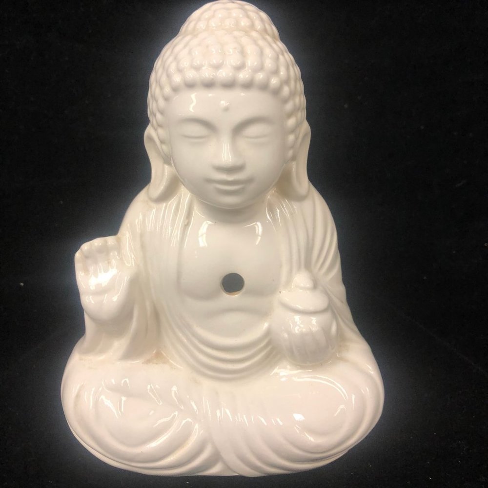 Benihana Seated Buddha White Tiki Style Mug